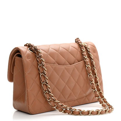 Chanel Lambskin Quilted Small Double Flap Brown 3 of 17