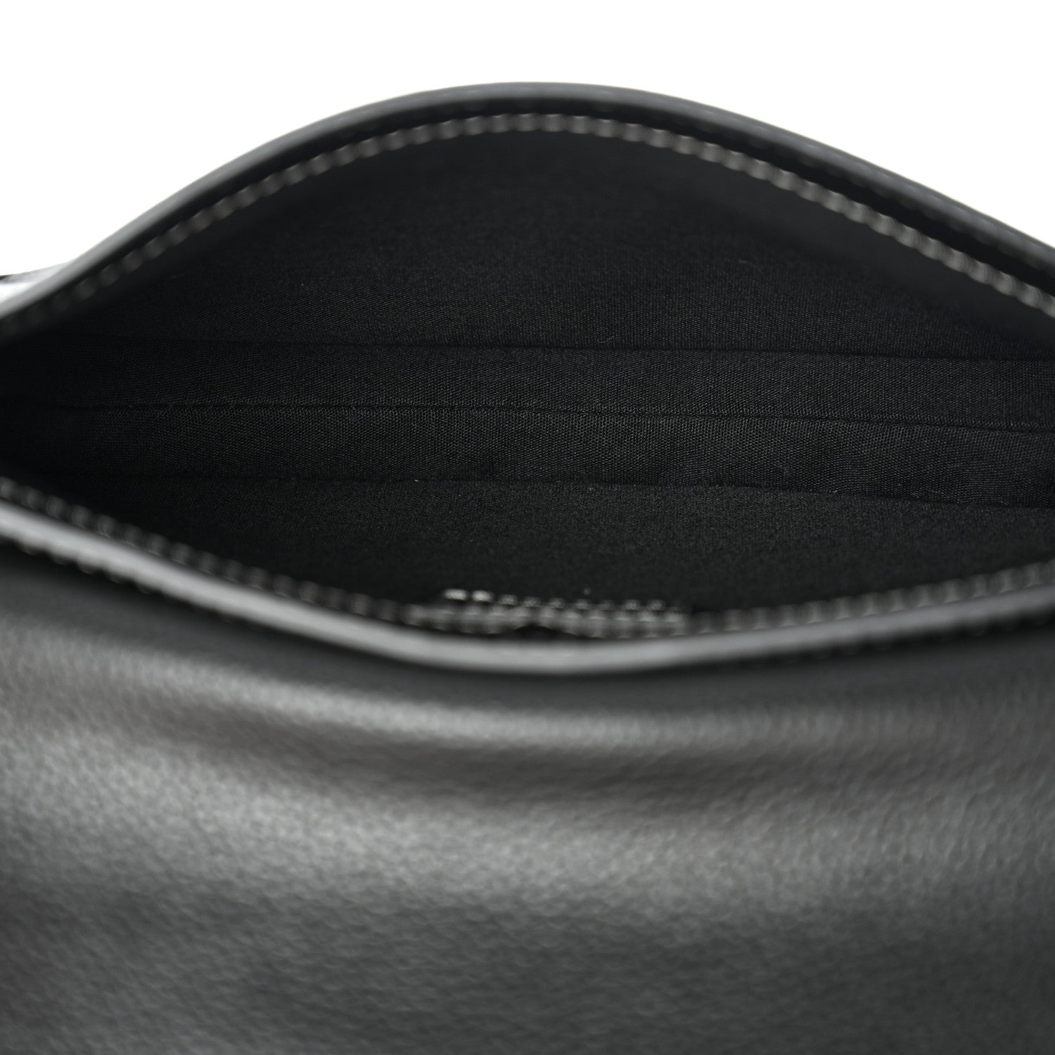 Christian Dior X KAWS Grained Calfskin Saddle Pouch Black 4 of 9