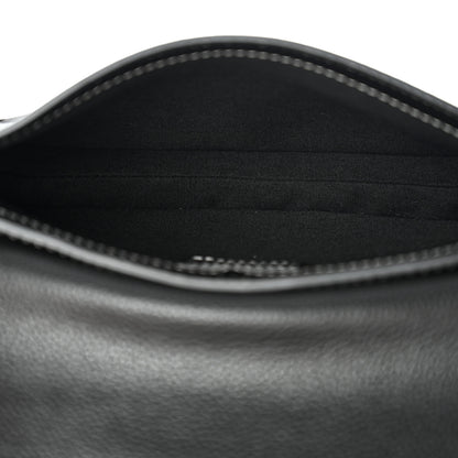Christian Dior X KAWS Grained Calfskin Saddle Pouch Black 4 of 9