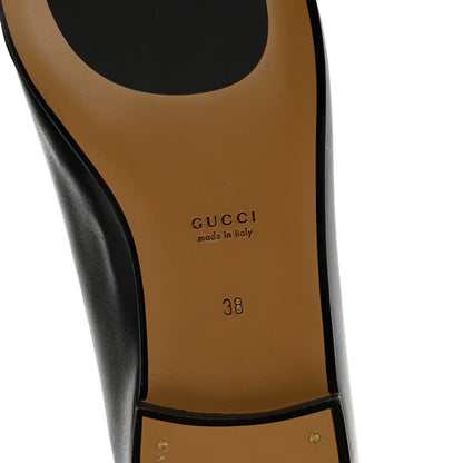 Gucci Calfskin Womens Jordaan Loafers 38 Black 6 of 9