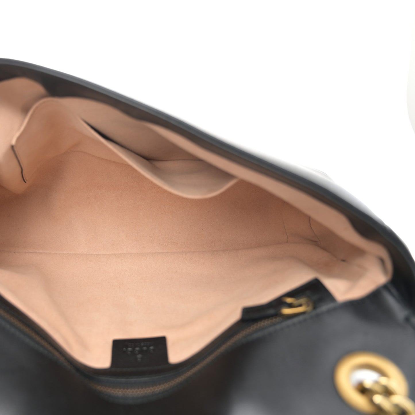 Calfskin Matelasse Medium GG Marmont Shoulder Bag Black