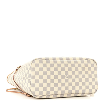 Louis Vuitton Damier Azur Neo Neverfull MM Rose Ballerine 4 of 12