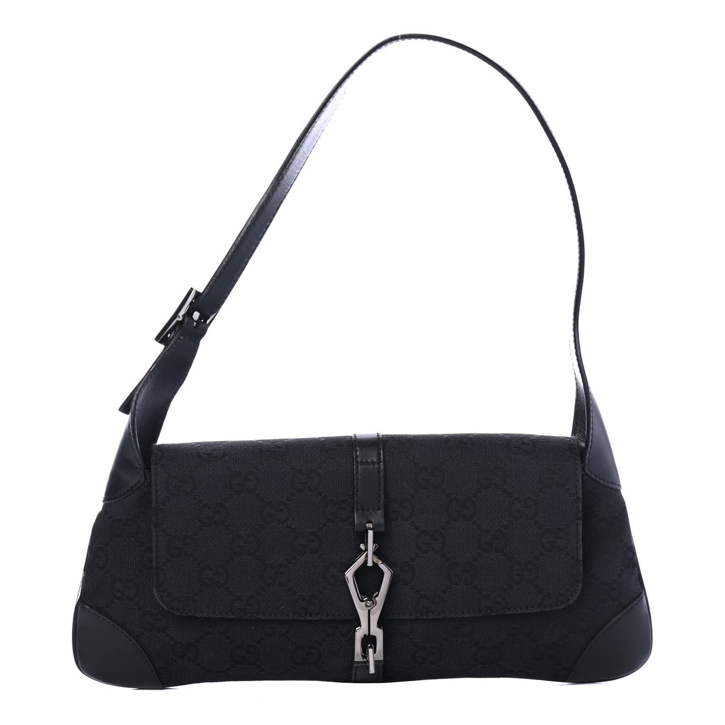 Monogram GG Small Jackie O Hobo Black