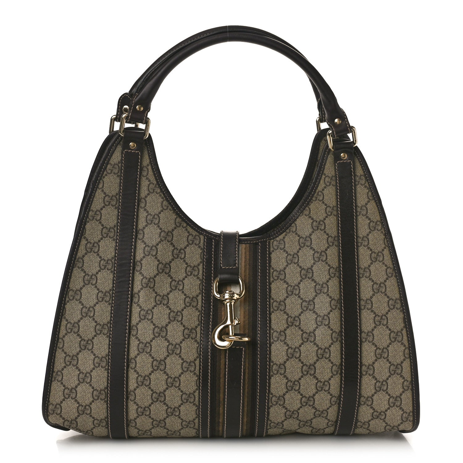 Gucci Monogram Medium Joy Shoulder Bag Dark Brown 1 of 9