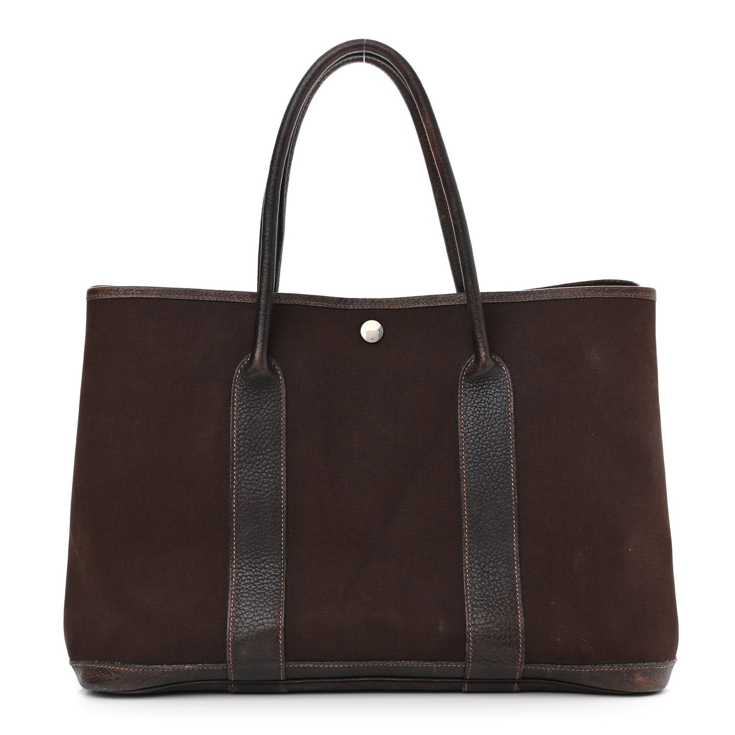 Toile Negonda Garden Party Tote 36 MM Chocolate