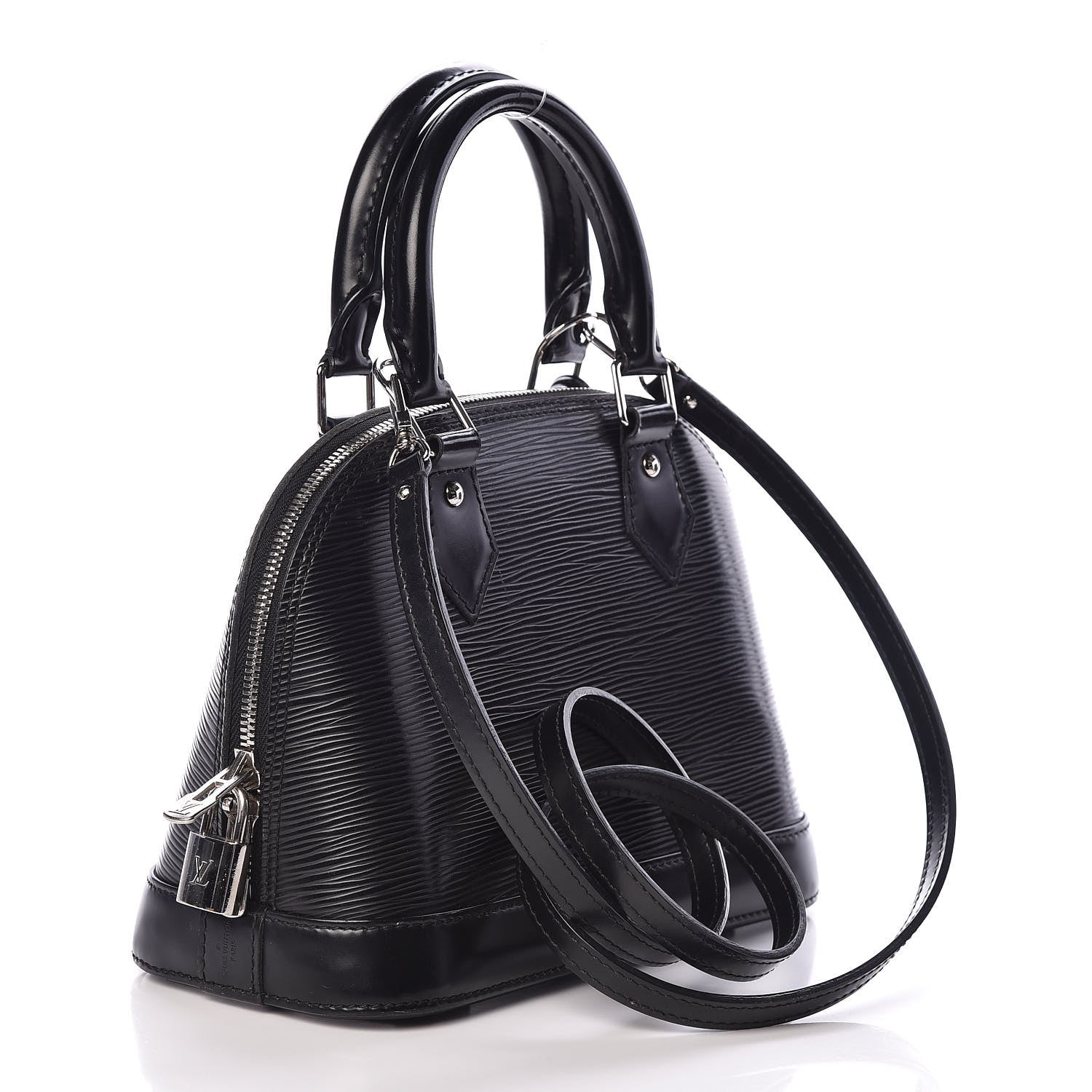 Louis Vuitton Epi Alma BB Black 3 of 9