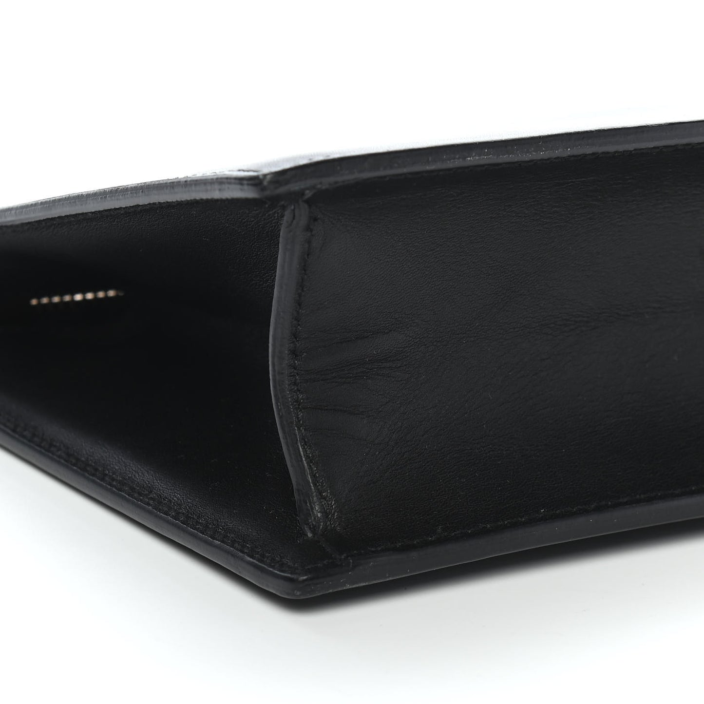 Leather Lutetia Clutch Black