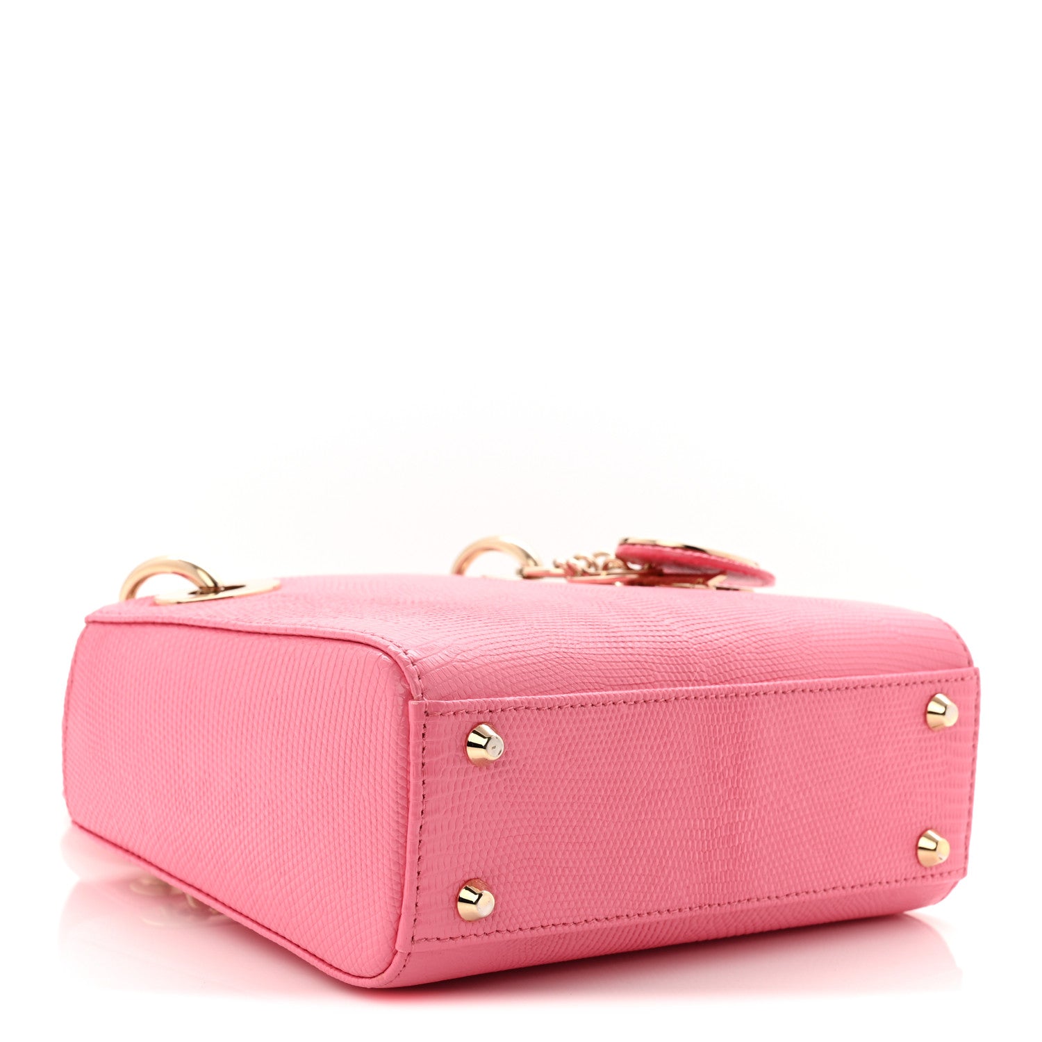 Christian Dior Lizard Mini Lady Dior Pink 4 of 9