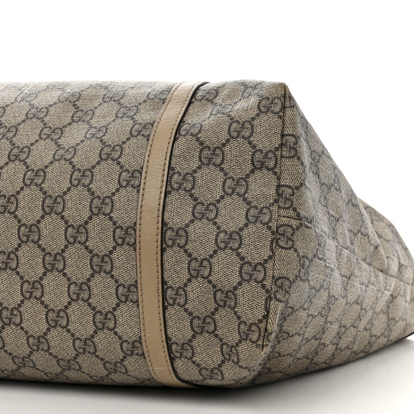 GG Supreme Monogram Medium Nice Tote Beige
