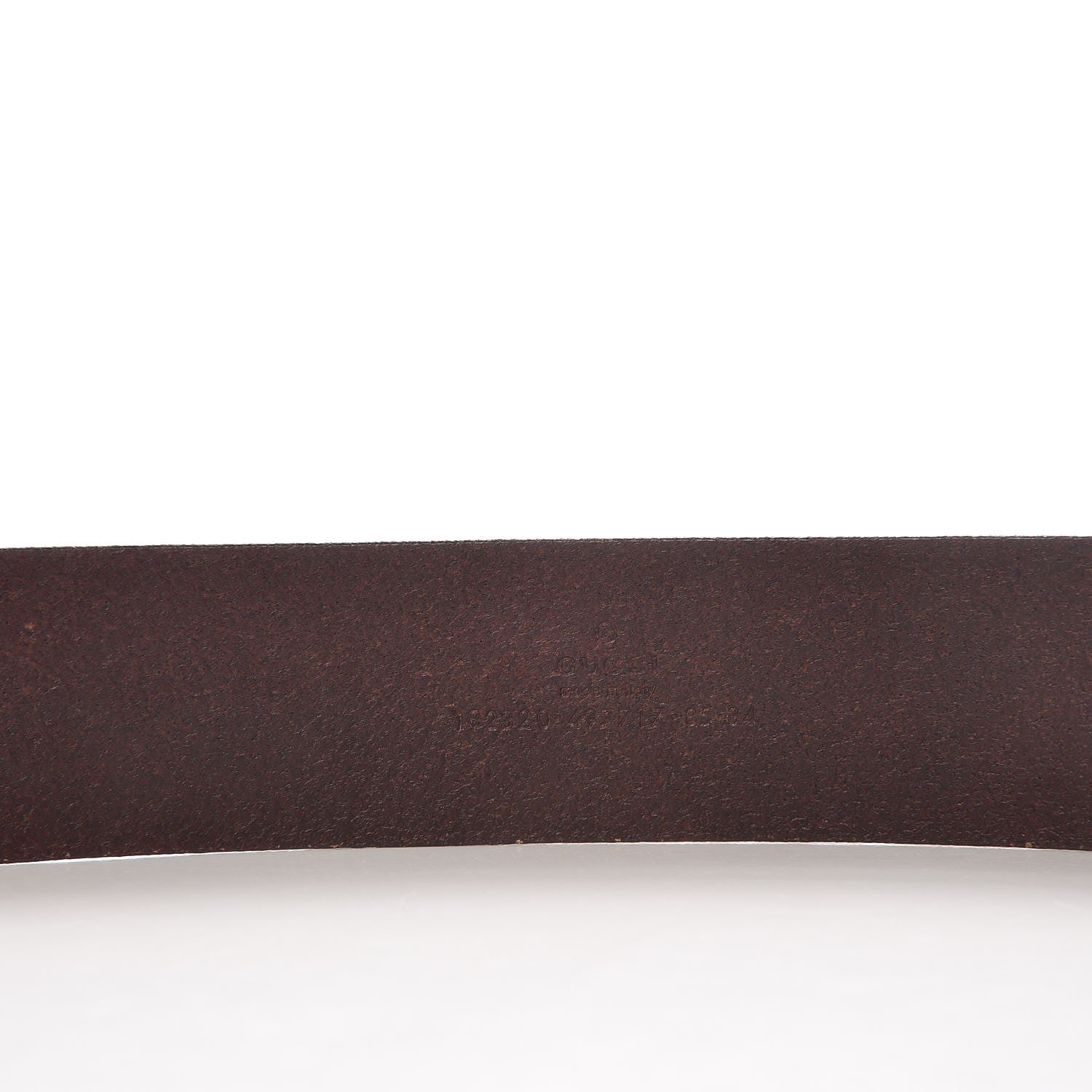 Gucci Guccissima Square G Belt 85 34 Brown 7 of 9