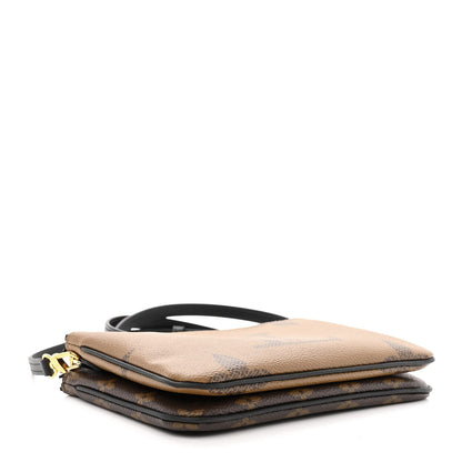 Louis Vuitton Reverse Monogram Giant Double Zip Pochette 4 of 12