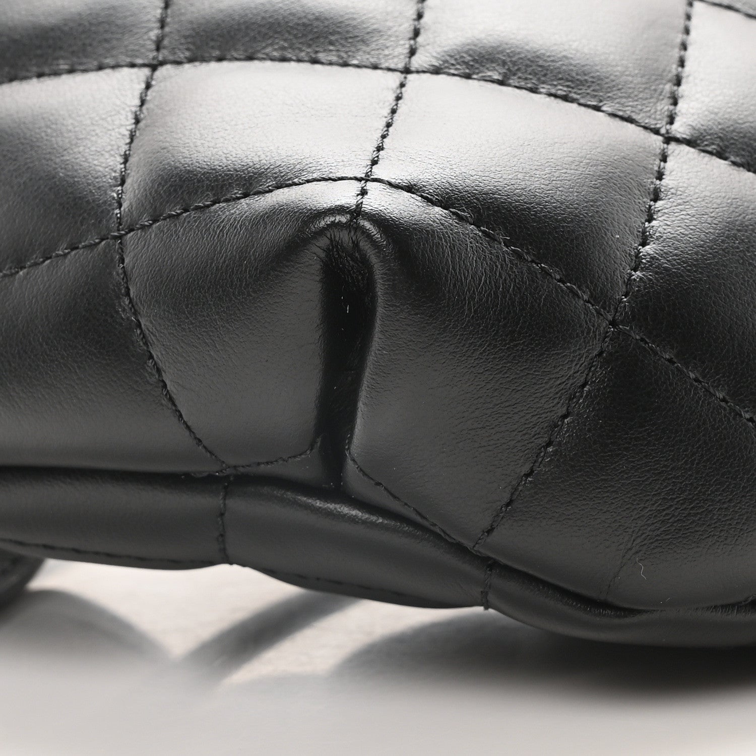 Chanel Lambskin Quilted Waist Belt Bag Black 9 of 10