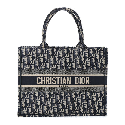 Christian Dior Oblique Medium Book Tote Blue Multicolor 1 of 9
