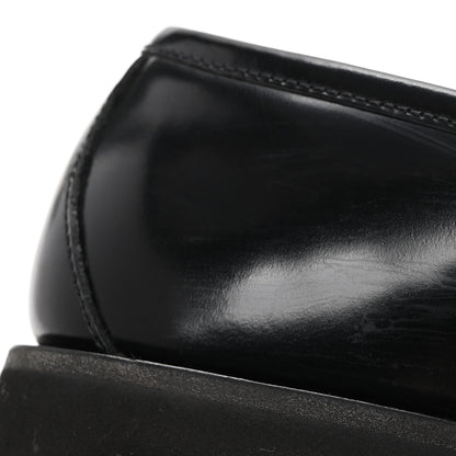 Gucci Cordovan Lux Womens Horsebit 45mm Platform Loafers 39 Black 10 of 11