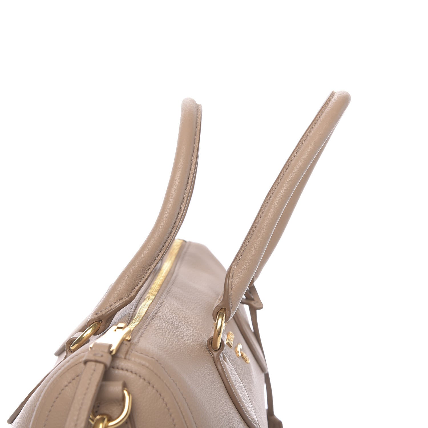 Prada Vitello Phenix Satchel Cammeo 9 of 15