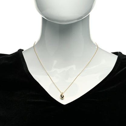 Tiffany 18K Yellow Gold 15mm Elsa Peretti Teardrop Pendant Necklace 2 of 5