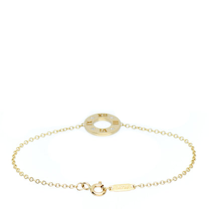 Tiffany 18K Yellow Gold Diamond Atlas Pierced Bracelet 3 of 5