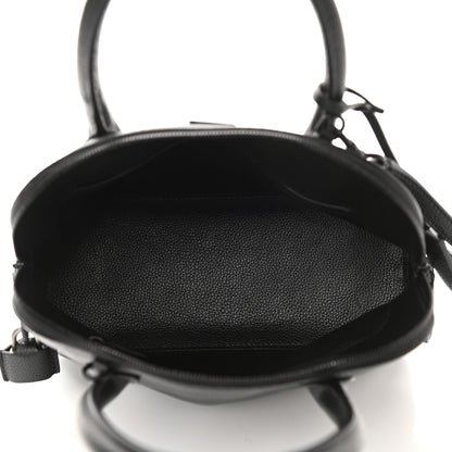 Balenciaga Supple Calfskin Rivet Small Ville Top Handle Bag Black 5 of 11