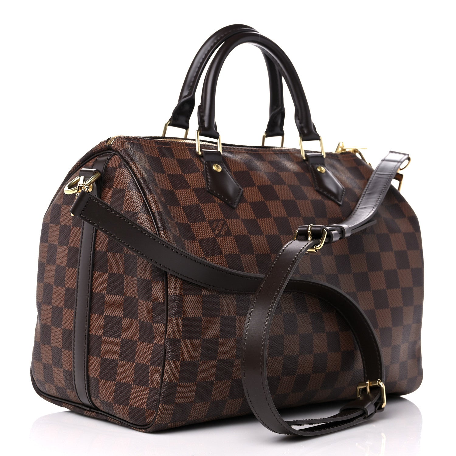 Louis Vuitton Damier Ebene Speedy Bandouliere 30 3 of 9