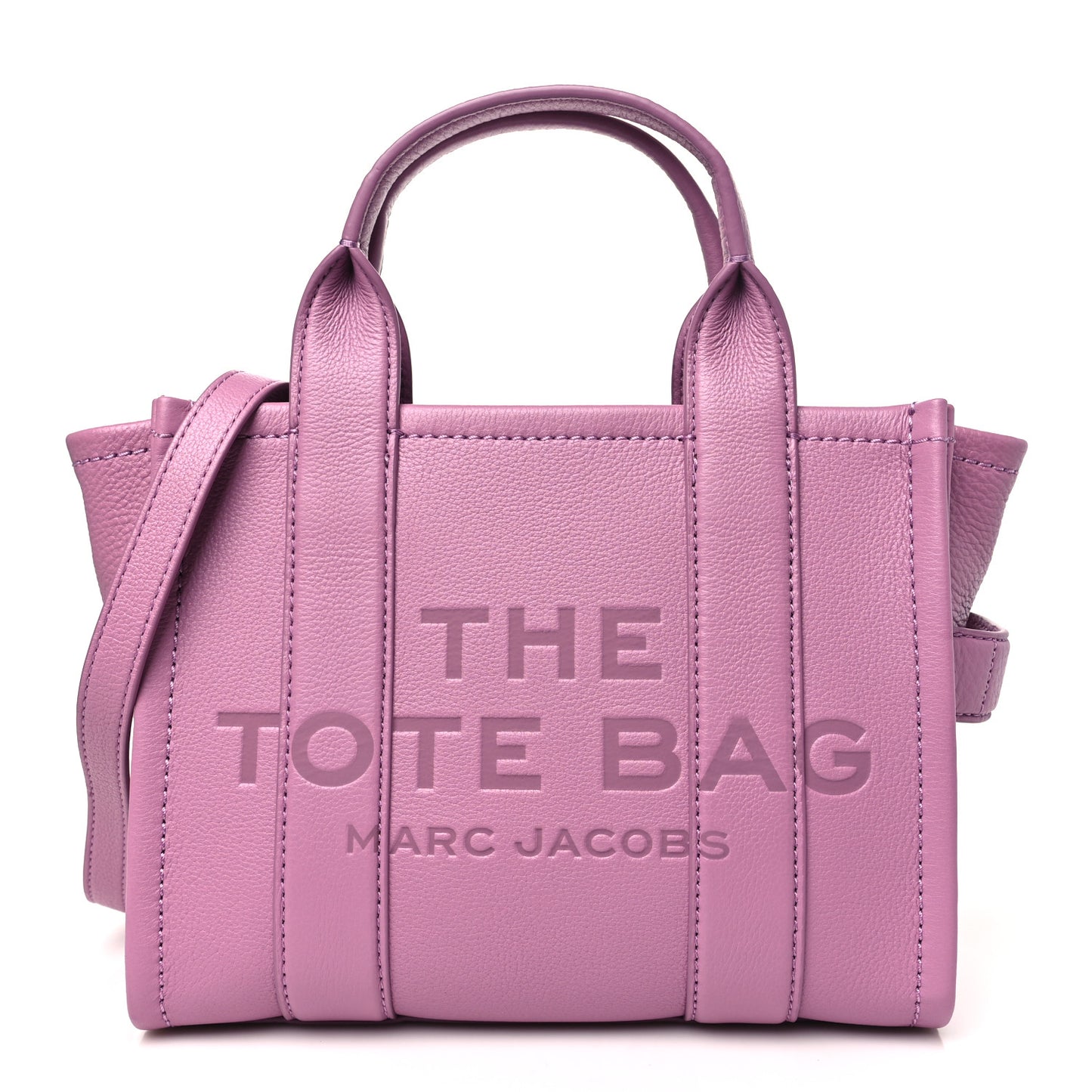 Grained Calfskin Small The Tote Bag Orchid Haze