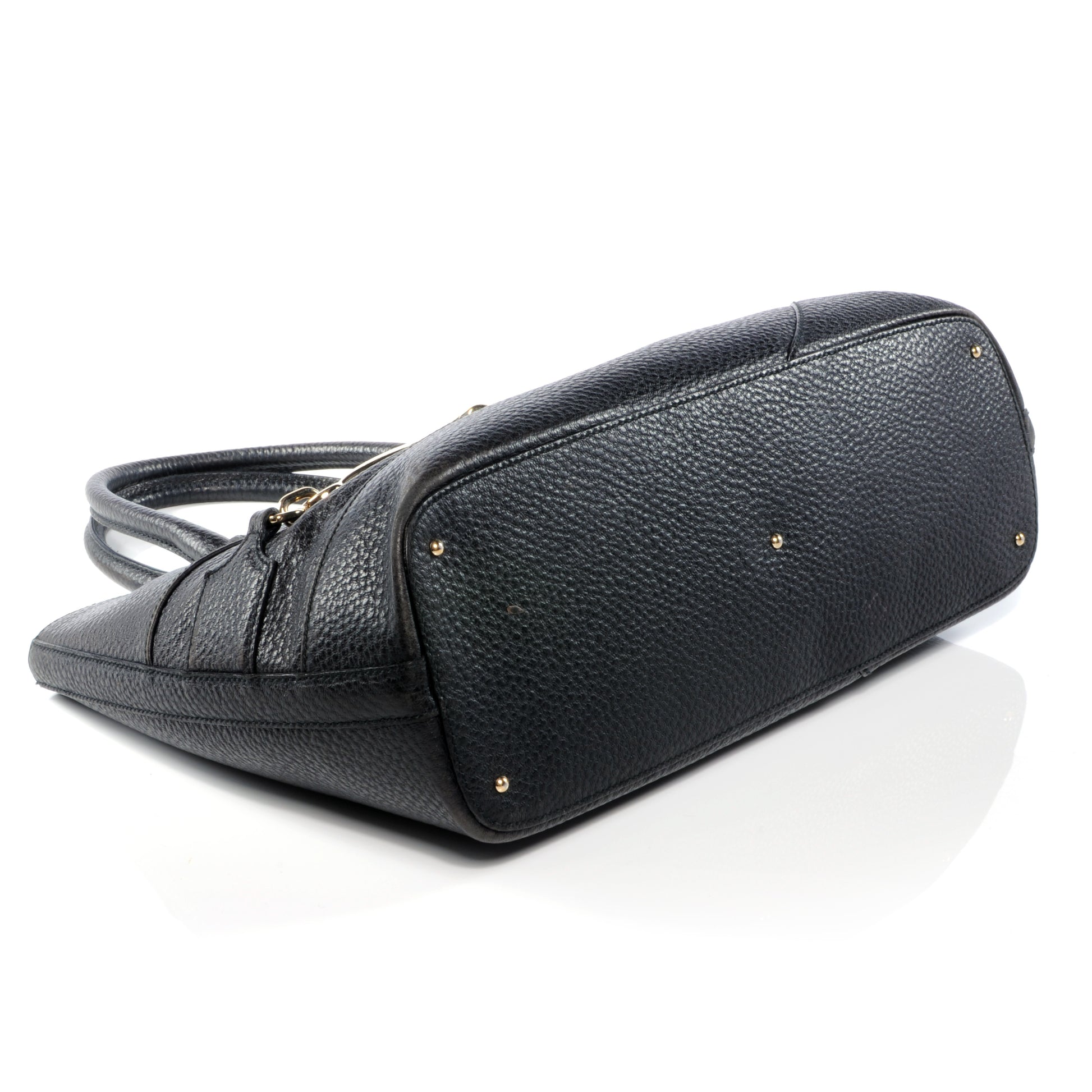 Gucci Leather Hasler Tote Black 4 of 7