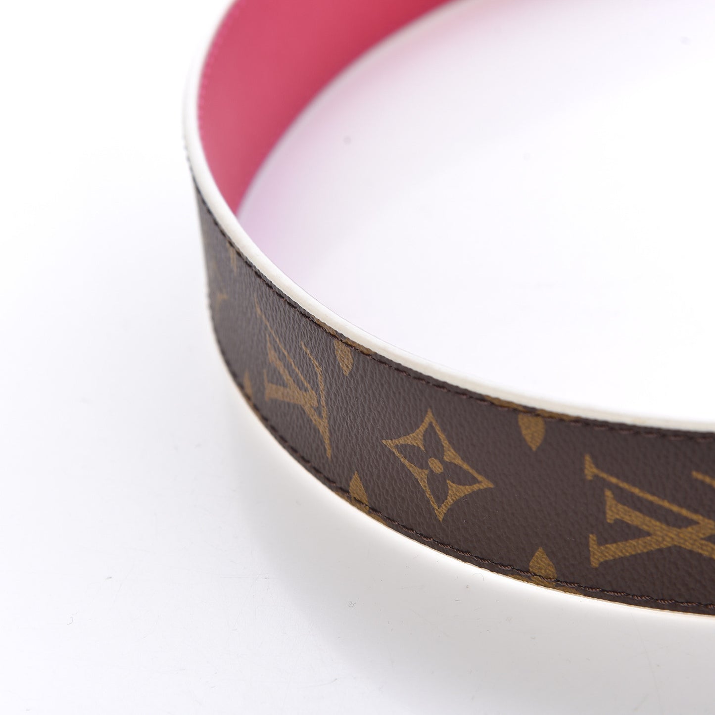 Monogram Bandouliere Shoulder Strap Hot Pink