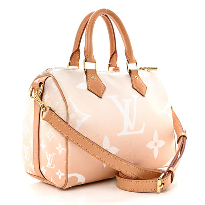 Louis Vuitton Monogram Giant By The Pool Speedy Bandouliere 25 Brume 3 of 19