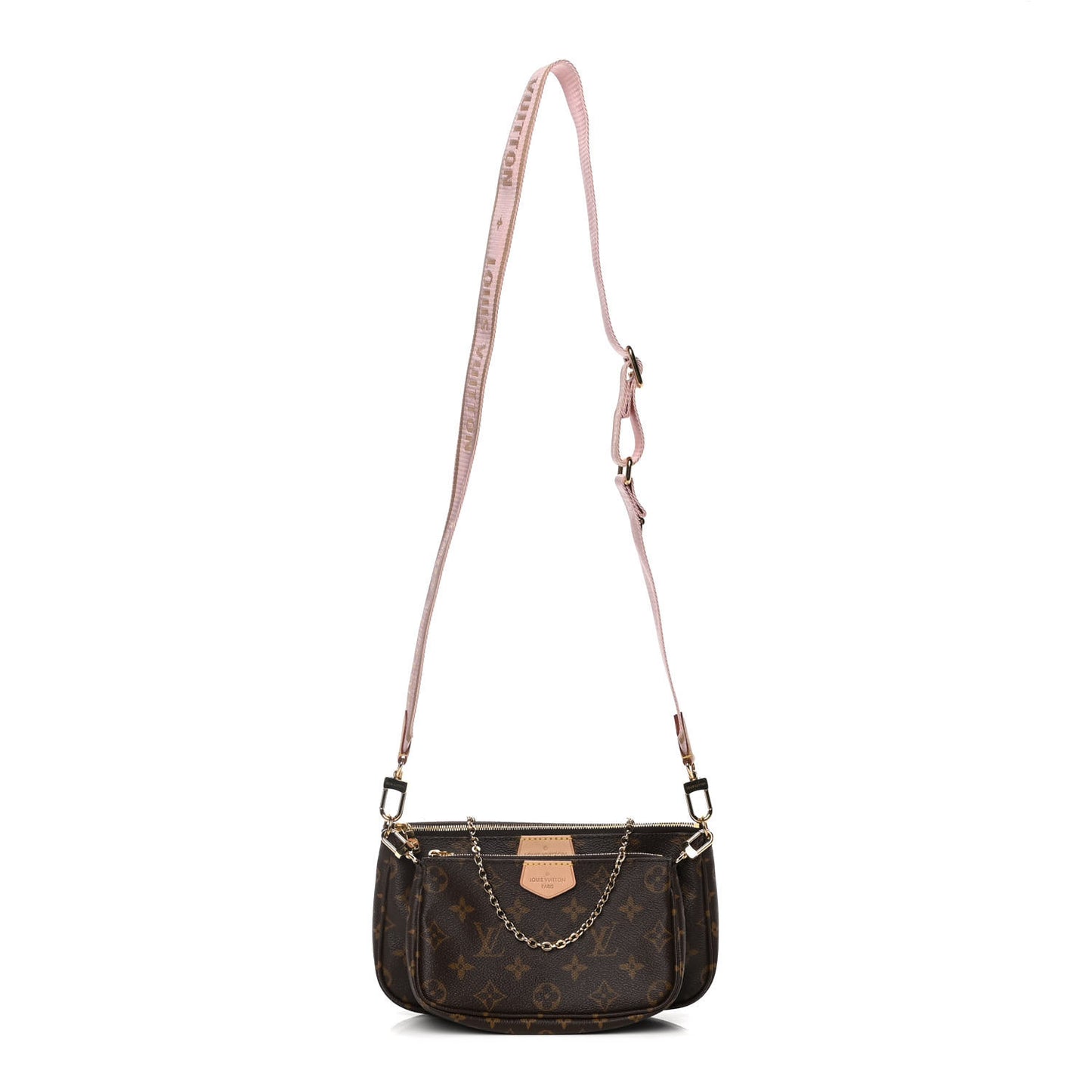 Monogram Multi Pochette Accessories Rose Clair