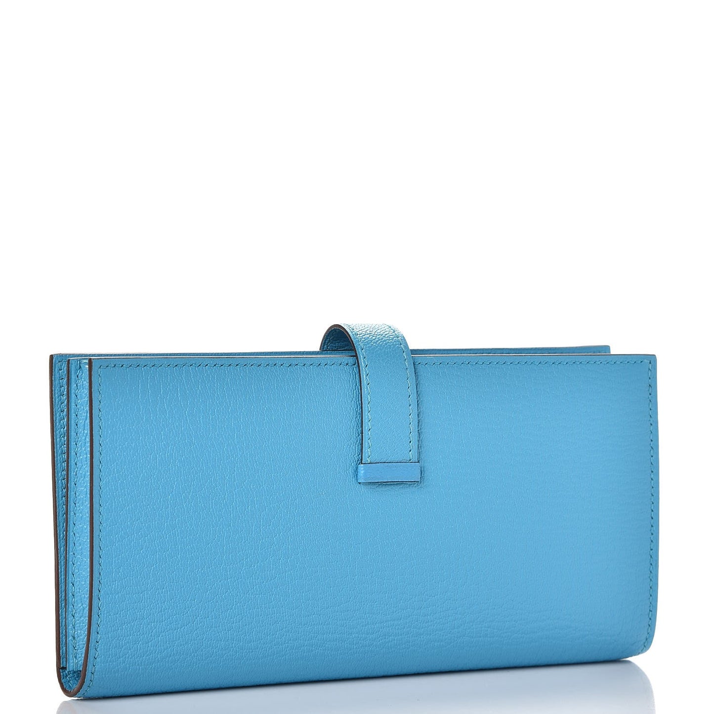 Chevre Mysore Bearn Gusset Wallet Bleu Azteque