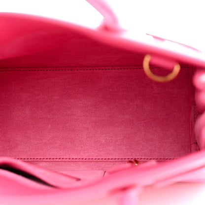 Saint Laurent Grained Calfskin Nano Sac De Jour Lipstick Fuchsia 5 of 12