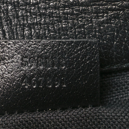 Gucci GG Supreme Monogram Psychedelic Slim Belt Bag Black 7 of 9