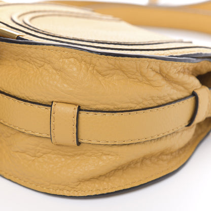 Chloe Calfskin Mini Marcie Round Crossbody Bag Honey Gold 8 of 9