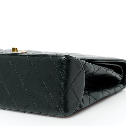 Chanel Lambskin Quilted Medium Double Flap Bag Black 12 of 12