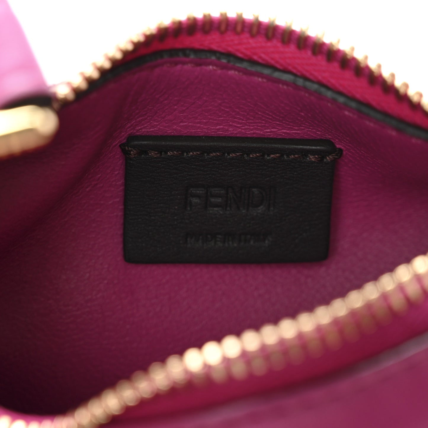 Vitello Grace New Matte Nano Fendigraphy Hobo Charm Ciclamino Pilar