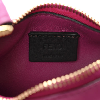 Fendi Vitello Grace New Matte Nano Fendigraphy Hobo Charm Ciclamino Pilar 6 of 11