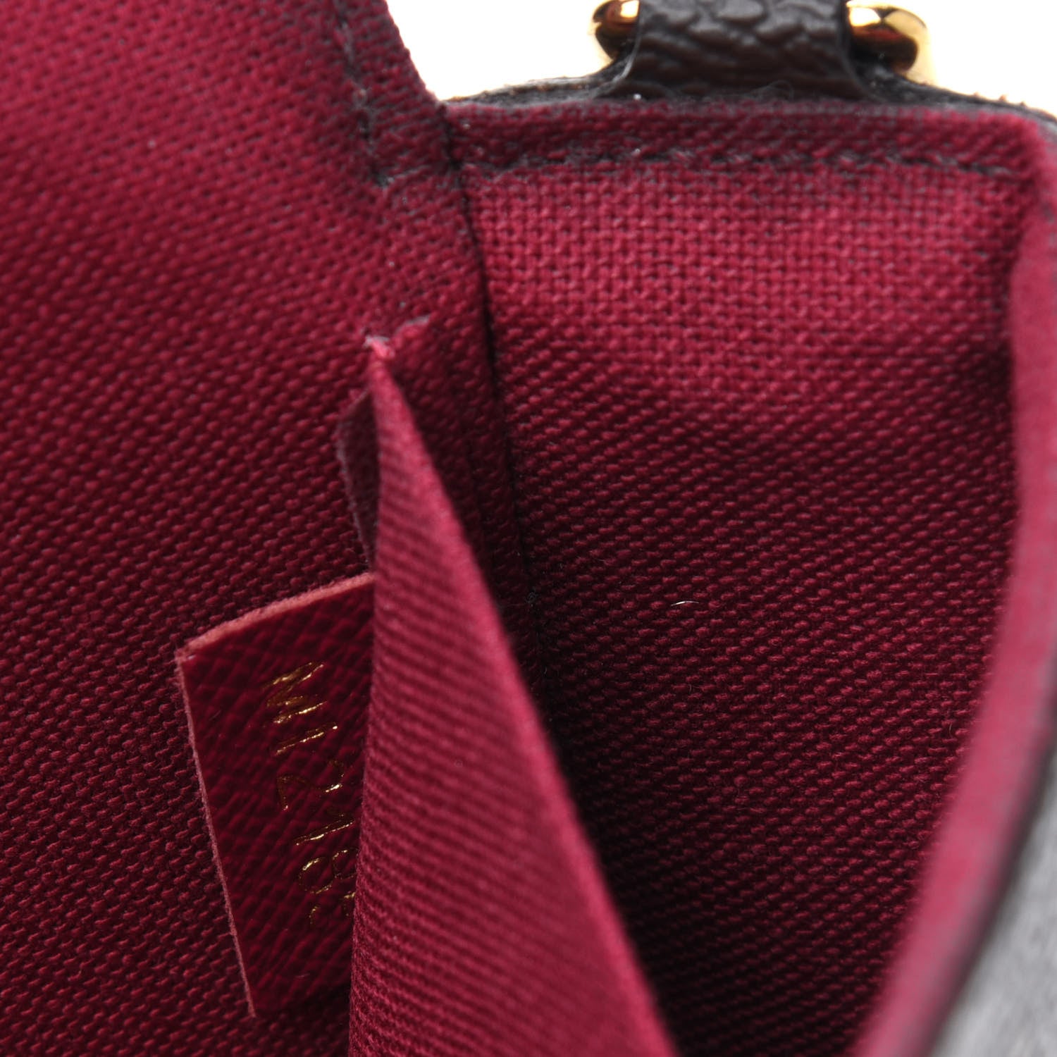 Louis Vuitton Monogram Pochette Felicie Chain Wallet Fuchsia 6 of 13