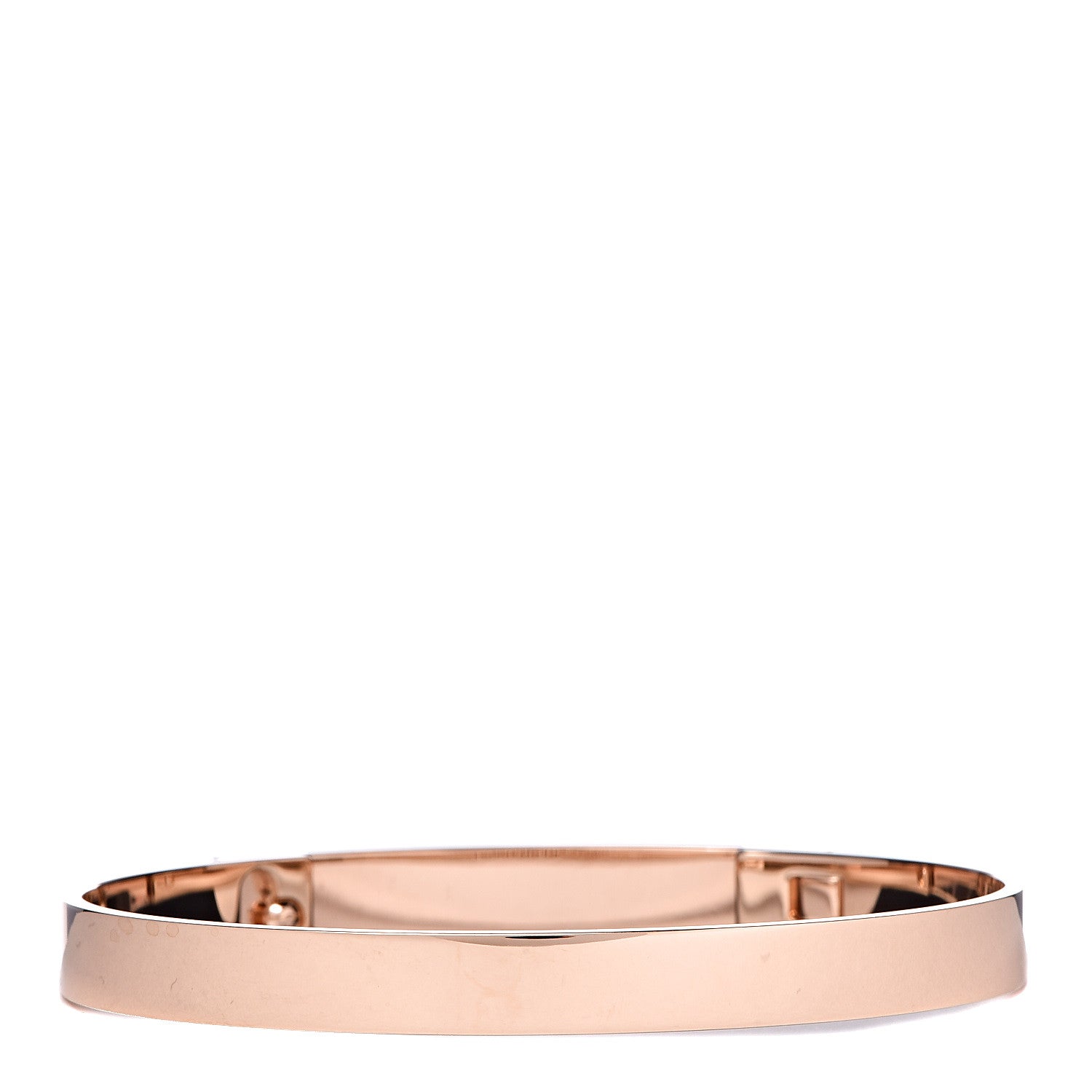 Hermes 18K Rose Gold PM Collier De Chien Bracelet SH 3 of 4