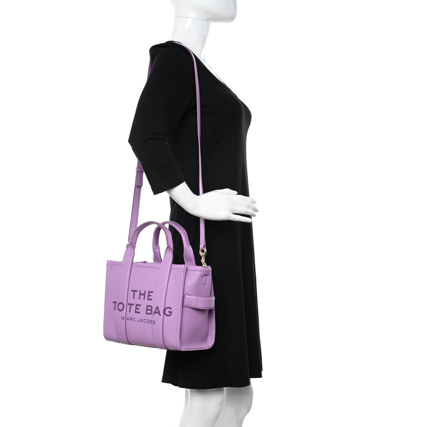 Grained Calfskin Small The Tote Bag Orchid Haze
