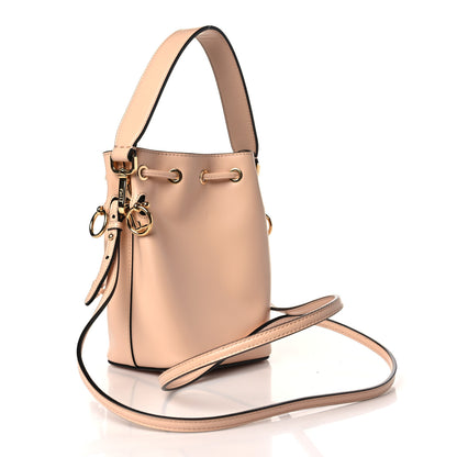 Fendi Vitello King F is Fendi Logo Embossed Mini Mon Tresor Bucket Bag Light Rose 3 of 9