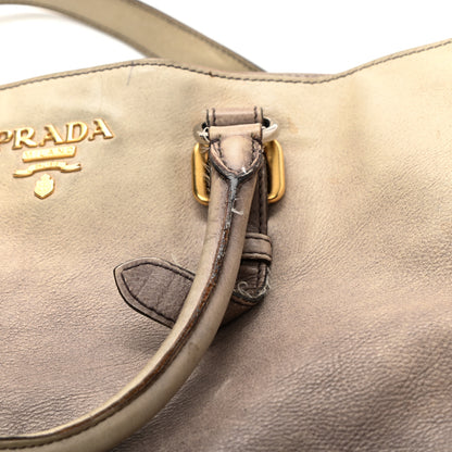Prada Glace Calf Shoulder Bag Ardesia Fumo 9 of 12