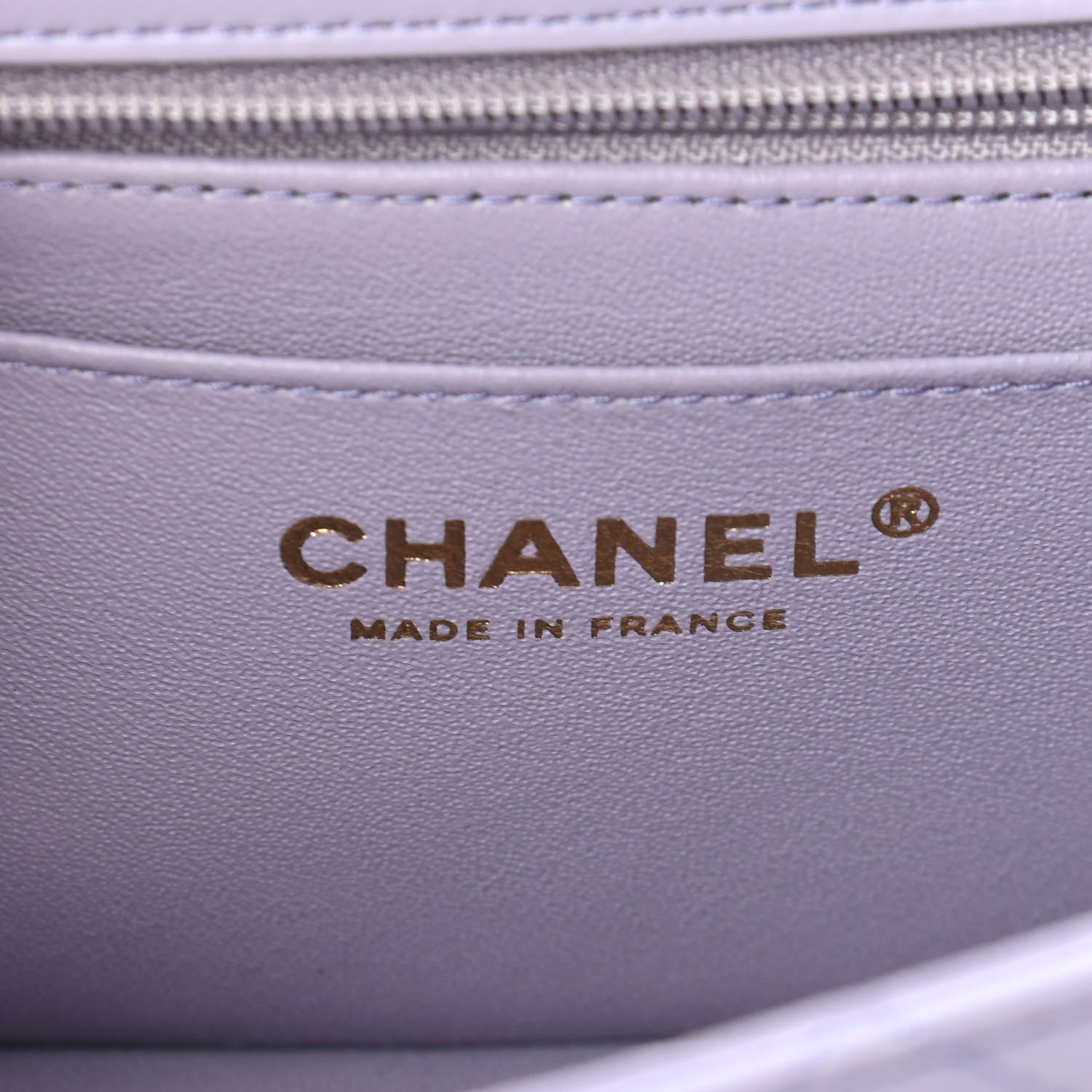 Chanel Lambskin Quilted Mini Top Handle Rectangular Flap Light Purple 6 of 9