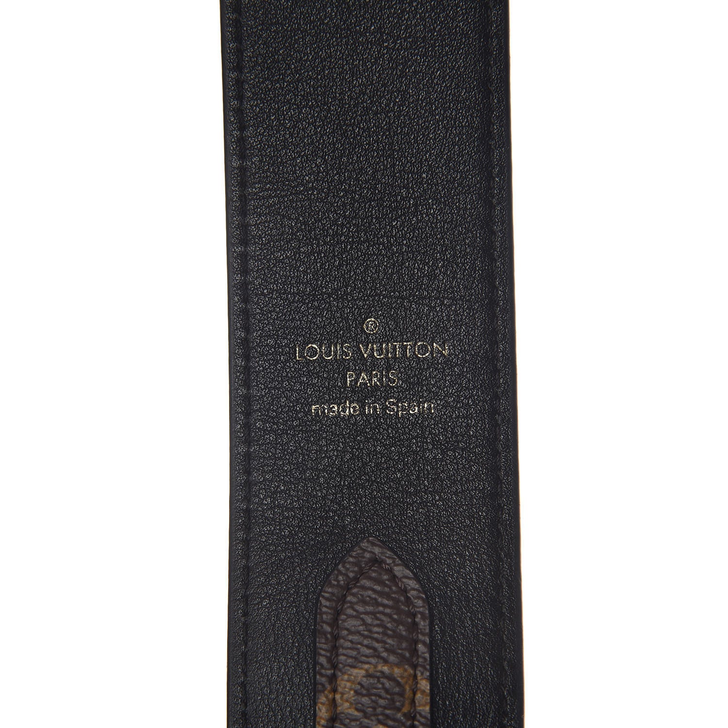 Louis Vuitton Monogram Bandouliere Shoulder Strap Black 3 of 6