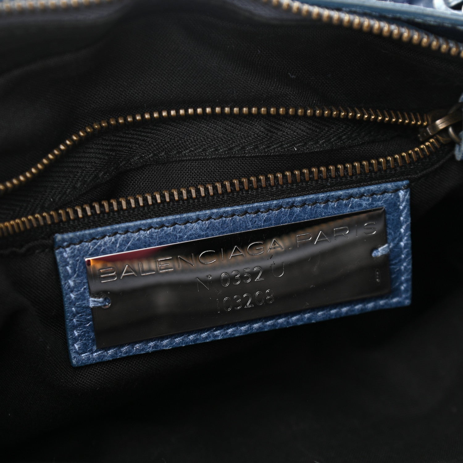 Balenciaga Agneau Classic Hardware First Marine 5 of 10