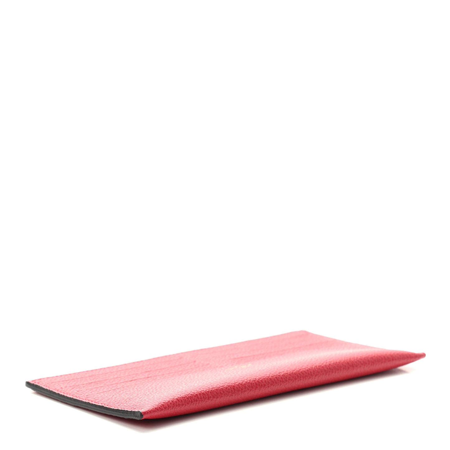 Calfskin Felicie Card Holder Insert Fuchsia