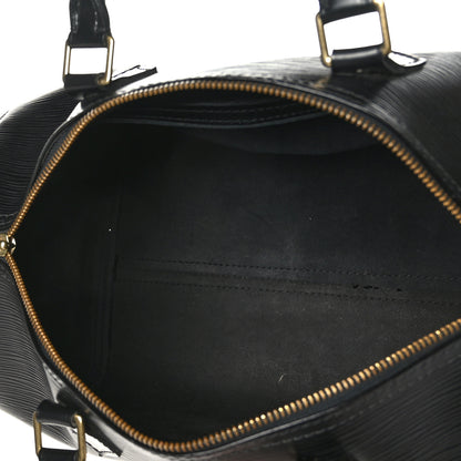 Louis Vuitton Epi Speedy 30 Black 5 of 9
