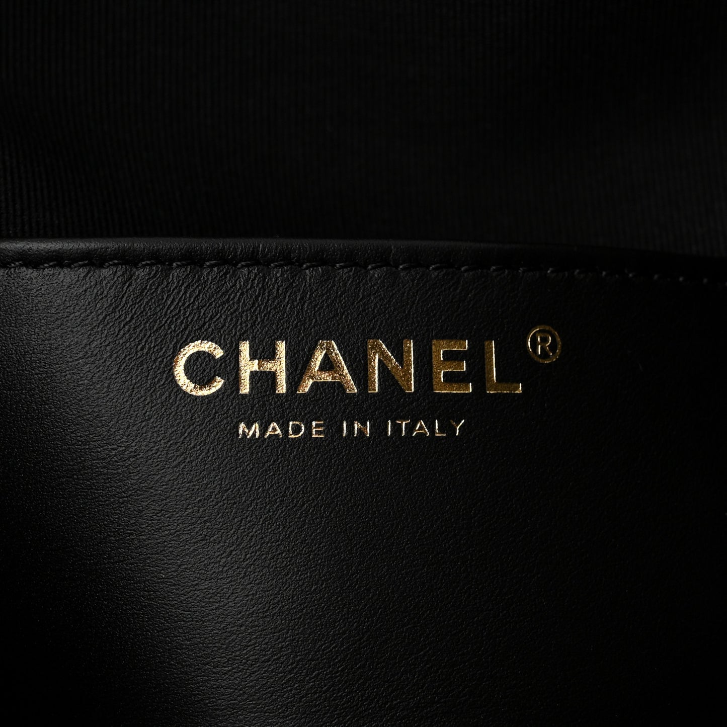 Shiny Calfskin Quilted Small Chanel 25 Handbag Black