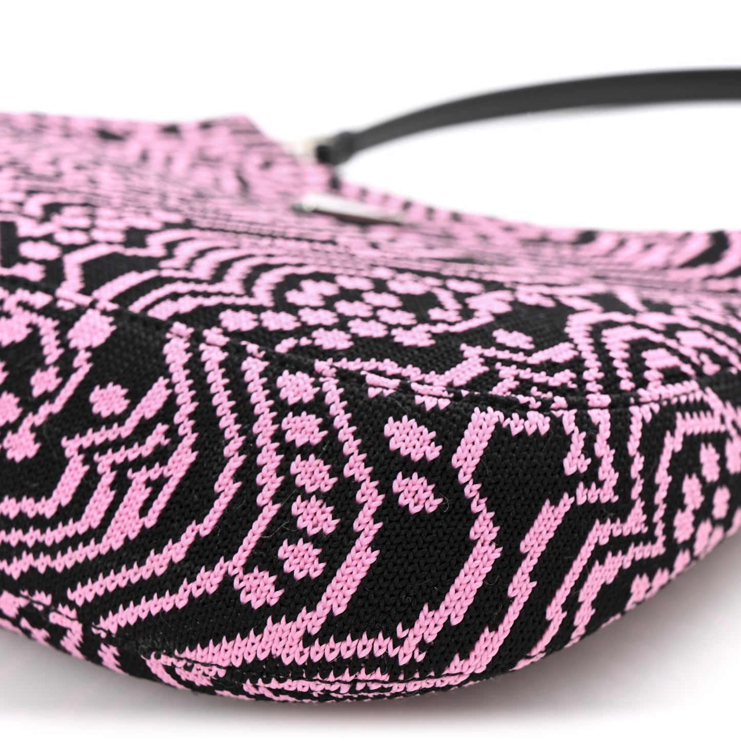 Maglia Jacquard Cleo Shoulder Bag Black Rosa
