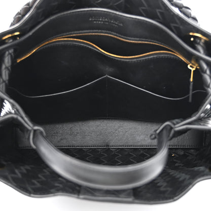 Bottega Veneta Nappa Intrecciato Medium Andiamo Shoulder Bag Black 6 of 10