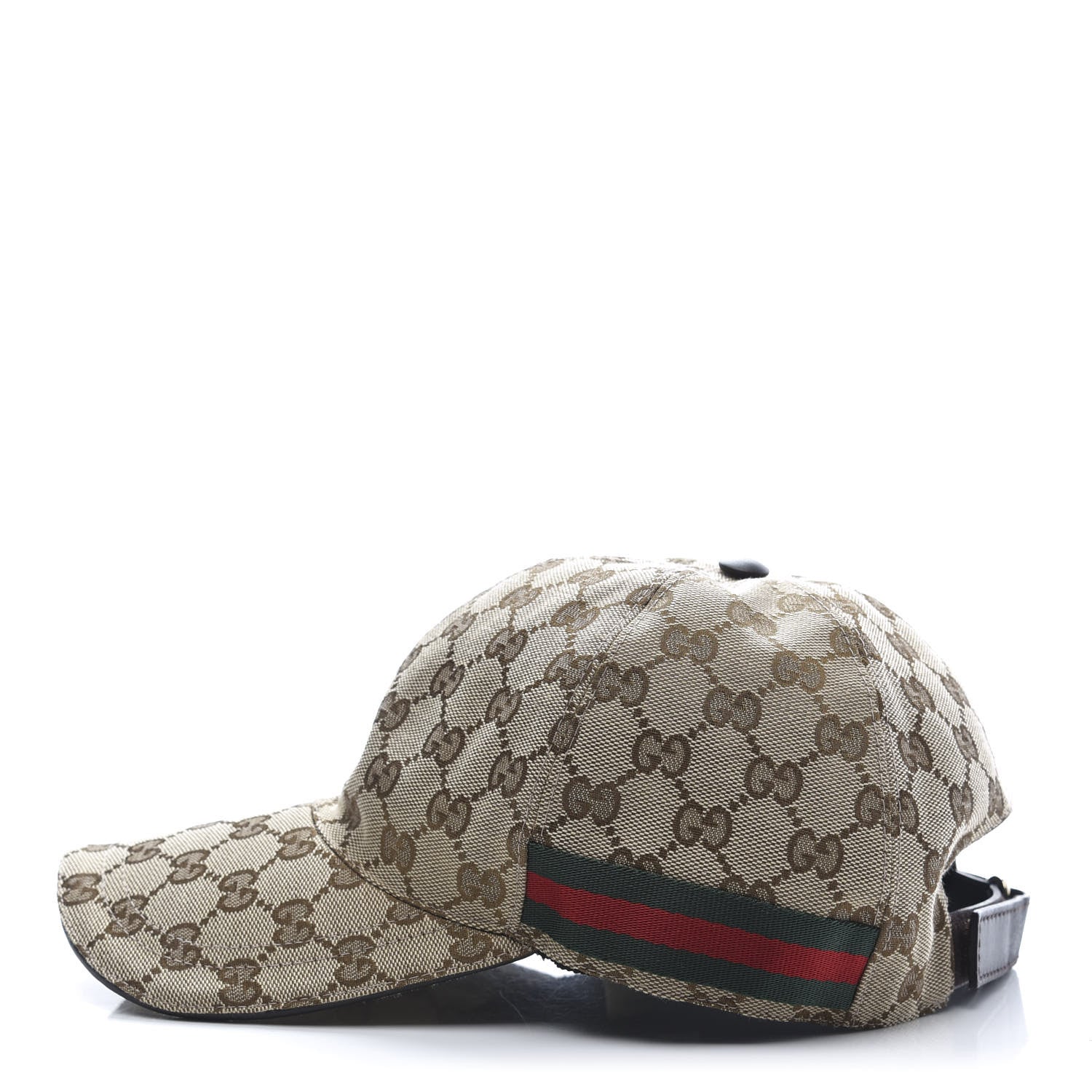 Gucci Monogram Web Baseball Hat XL Beige Cocoa 1 of 10