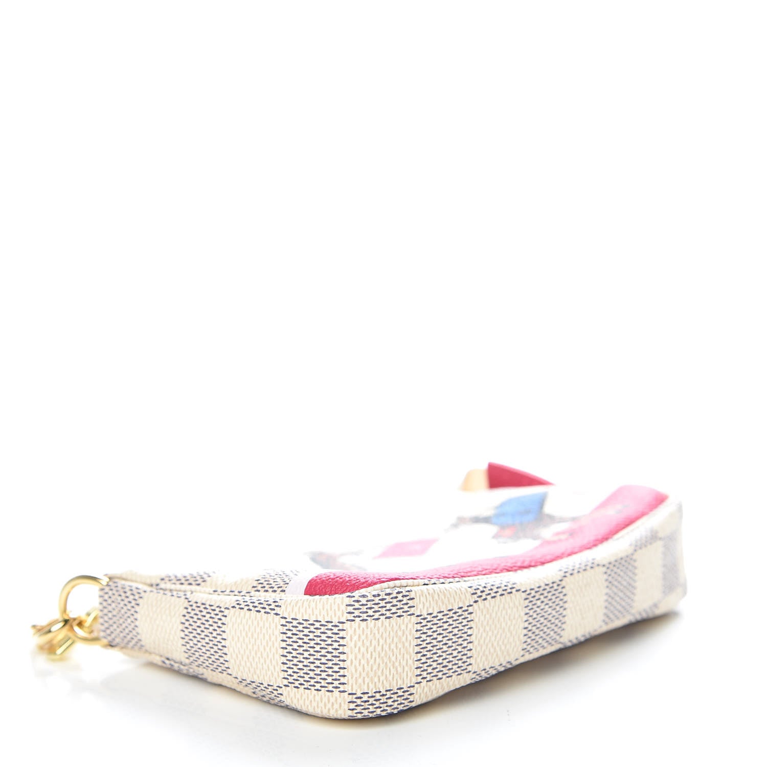 Louis Vuitton Damier Azur 2017 Christmas Animation Mini Pochette Accessories 4 of 7